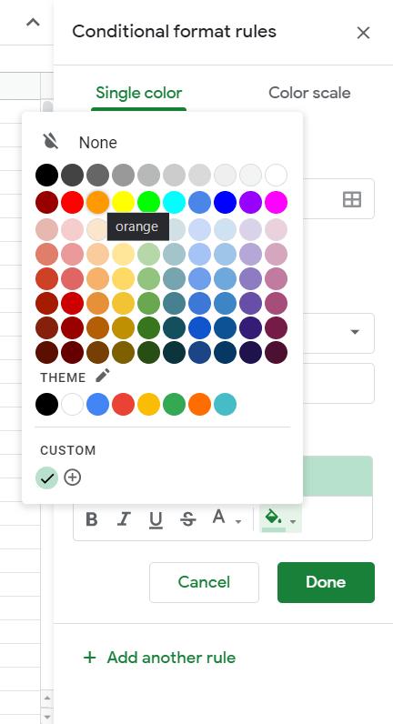 Đánh dấu giá trị lớn nhất trong GG Sheets